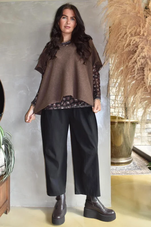 Bobby Mesh Layering Top Sana Leopard Black